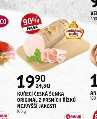 Terno Kuřecí česká šunka original z prsních řízků nejvyšší jakosti nabídka