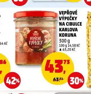 Penny Market Vepřové výpečky na cibulce nabídka