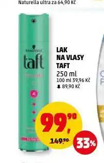 Penny Market Taft lak na vlasy nabídka