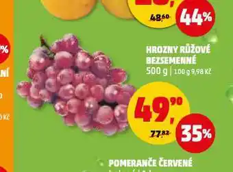 Penny Market Hrozny růžové bezsemenné nabídka