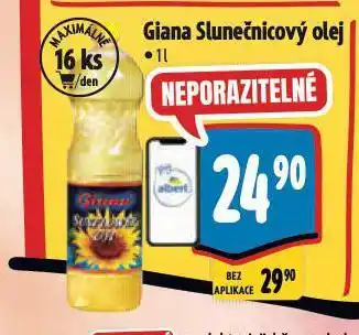 Albert Giana slunečnicový olej nabídka