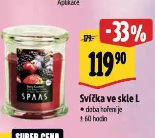 Albert Svíčka ve skle l nabídka