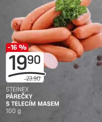 Flop STEINEX PÁREČKY S TELECÍM MASEM nabídka