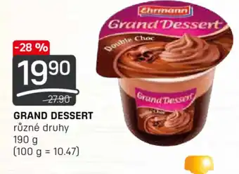 Flop GRAND DESSERT nabídka