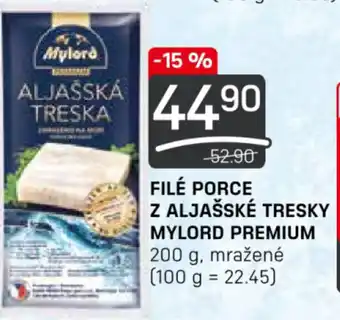 Flop FILÉ PORCE Z ALJAŠSKÉ TRESKY MYLORD PREMIUM nabídka