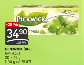 Flop PICKWICK ČAJE nabídka