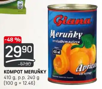 Flop KOMPOT MERUŇKY nabídka