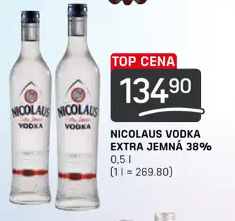 Flop NICOLAUS VODKA EXTRA JEMNÁ 38% nabídka