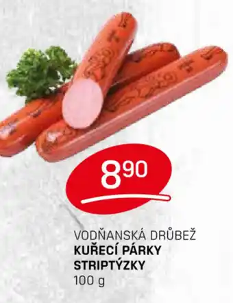 Flop VODŇANSKÁ DRŮBEŽ KUŘECÍ PÁRKY STRIPTÝZKY nabídka