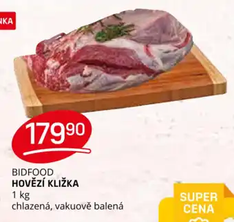 Flop BIDFOOD HOVĚZÍ KLIŽKA nabídka