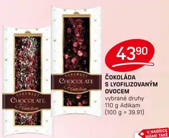 Flop ČOKOLÁDA S LYOFILIZOVANÝM OVOCEM nabídka