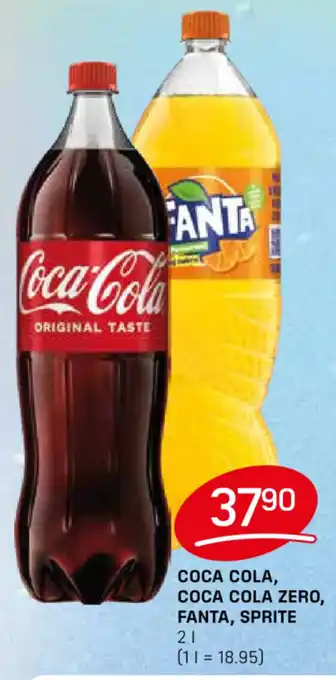 Flop COCA COLA, COCA COLA ZERO, FANTA, SPRITE nabídka