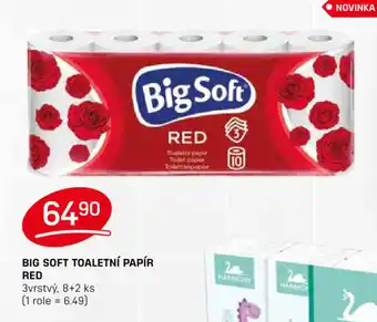 Flop BIG SOFT TOALETNÍ PAPÍR RED nabídka