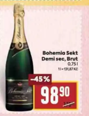 Billa Bohemia Sekt Demi sec, Brut nabídka