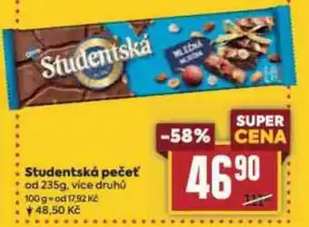 Billa Studentská pečeť nabídka