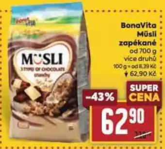Billa BonaVita Müsli zapékané nabídka
