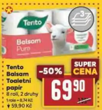 Billa Tento Balsam Toaletni papir nabídka