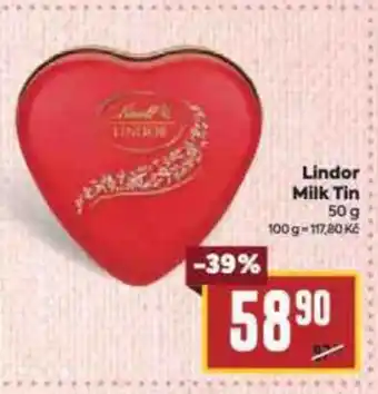 Billa Lindor Milk Tin nabídka