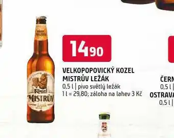 Terno Velkopopovický kozel mistrův ležák nabídka