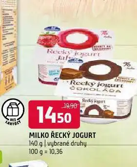 Terno Milko řecký jogurt nabídka