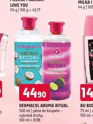 Terno Dermacol aroma ritual pěna do koupele nabídka