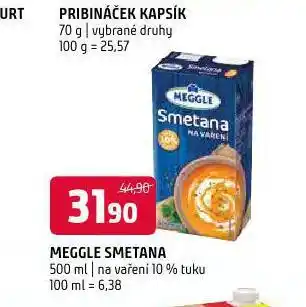 Terno Meggle smetana na vaření nabídka