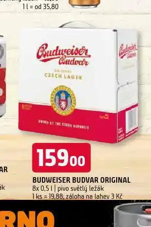 Terno Pivo budweiser budvar original nabídka