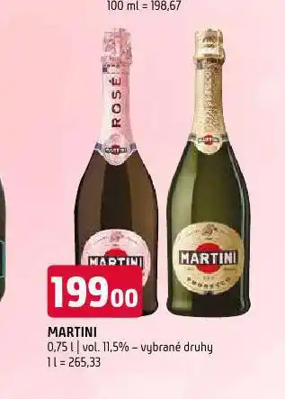 Terno Martini nabídka