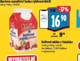 Albert Kefírové mléko z valašska nabídka