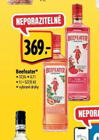 Albert Beefeater gin nabídka