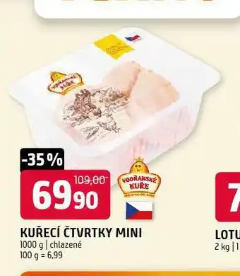 Terno Kuřecí čtvrtky mini nabídka