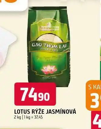 Terno Lotus rýže jasmínová nabídka