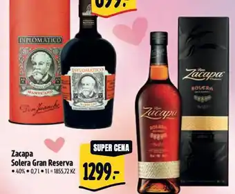 Albert Zacapa solera gran reserva nabídka