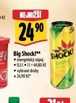 Albert Big shock energy drink nabídka