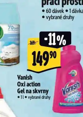 Albert Vanish oxi action na skvrny nabídka