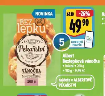 Albert Bezlepková vánočka nabídka