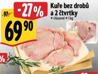 Albert Kuře bez drobů a 2 čtvrtky nabídka