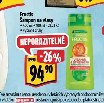 Albert Fructis šampon nabídka