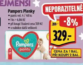 Albert Pampers pleny nabídka