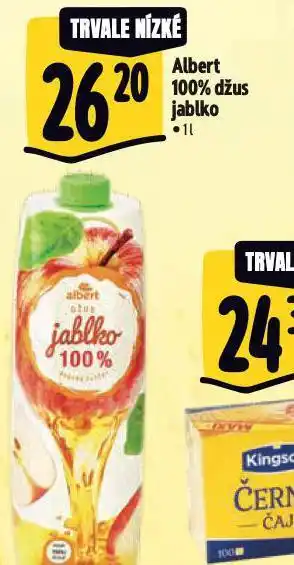 Albert 100% džus nabídka