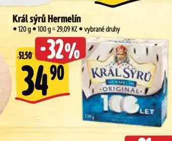 Albert Král sýrů hermelín nabídka
