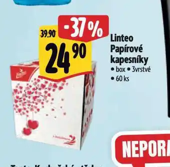 Albert Linteo papírové kapesníky nabídka