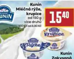 Billa Kunín mléčná krupice nabídka