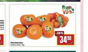 Billa Mandarinky nabídka