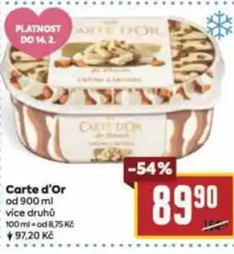 Billa Carte d'Or nabídka