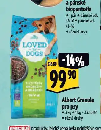 Albert Granule pro psy nabídka