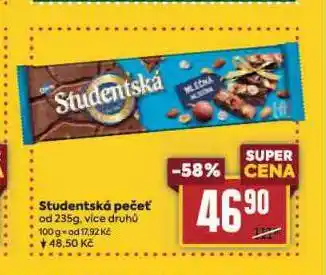 Billa Orion studentská pečeť nabídka
