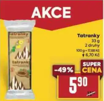 Billa Tatranky nabídka