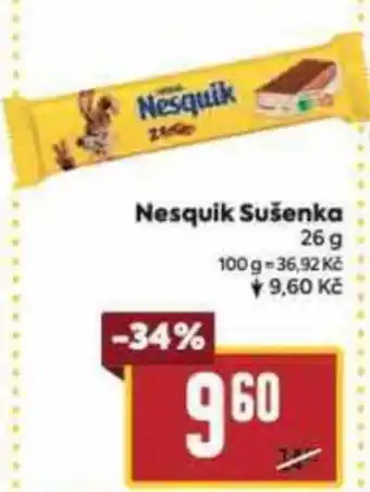 Billa Nesquik Sušenka nabídka