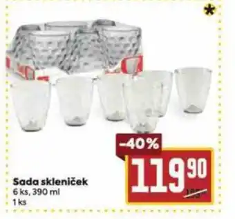 Billa Sada skleniček nabídka
